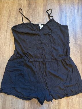 Old Navy Black Spaghetti-Strap Romper